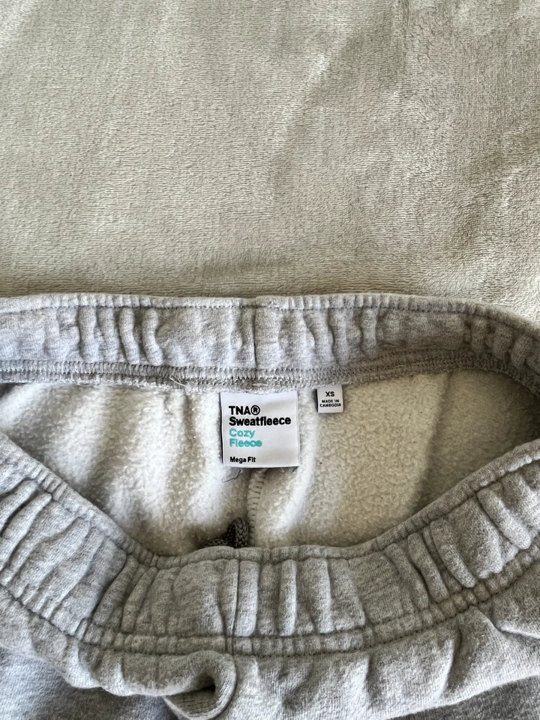 TNA Sweatfleece Mega Fit Joggers XS Grey - photo 2