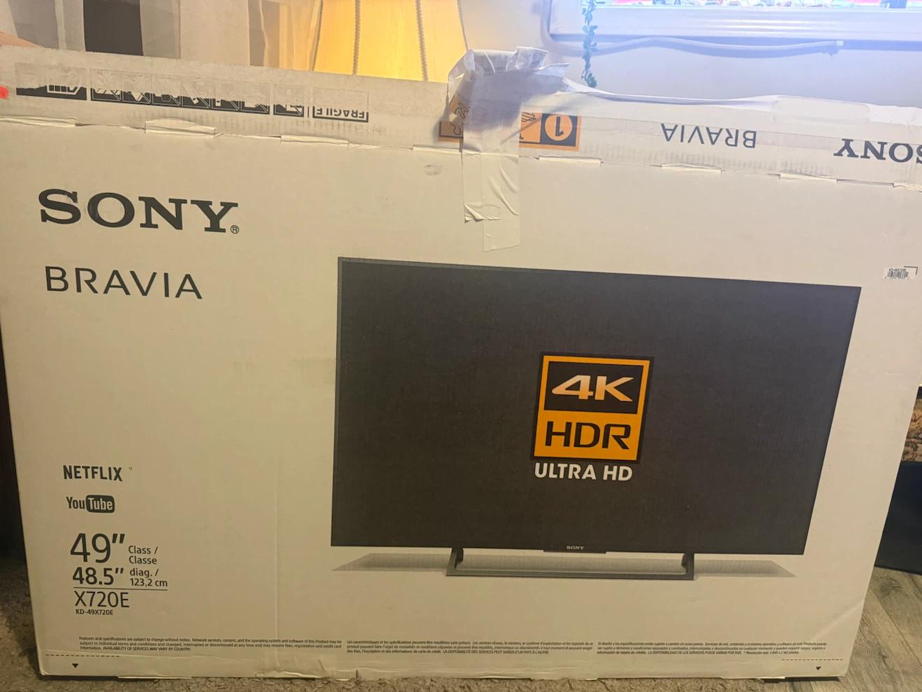Sony Bravia 49" 4K HDR TV KD-49X720E - photo 3