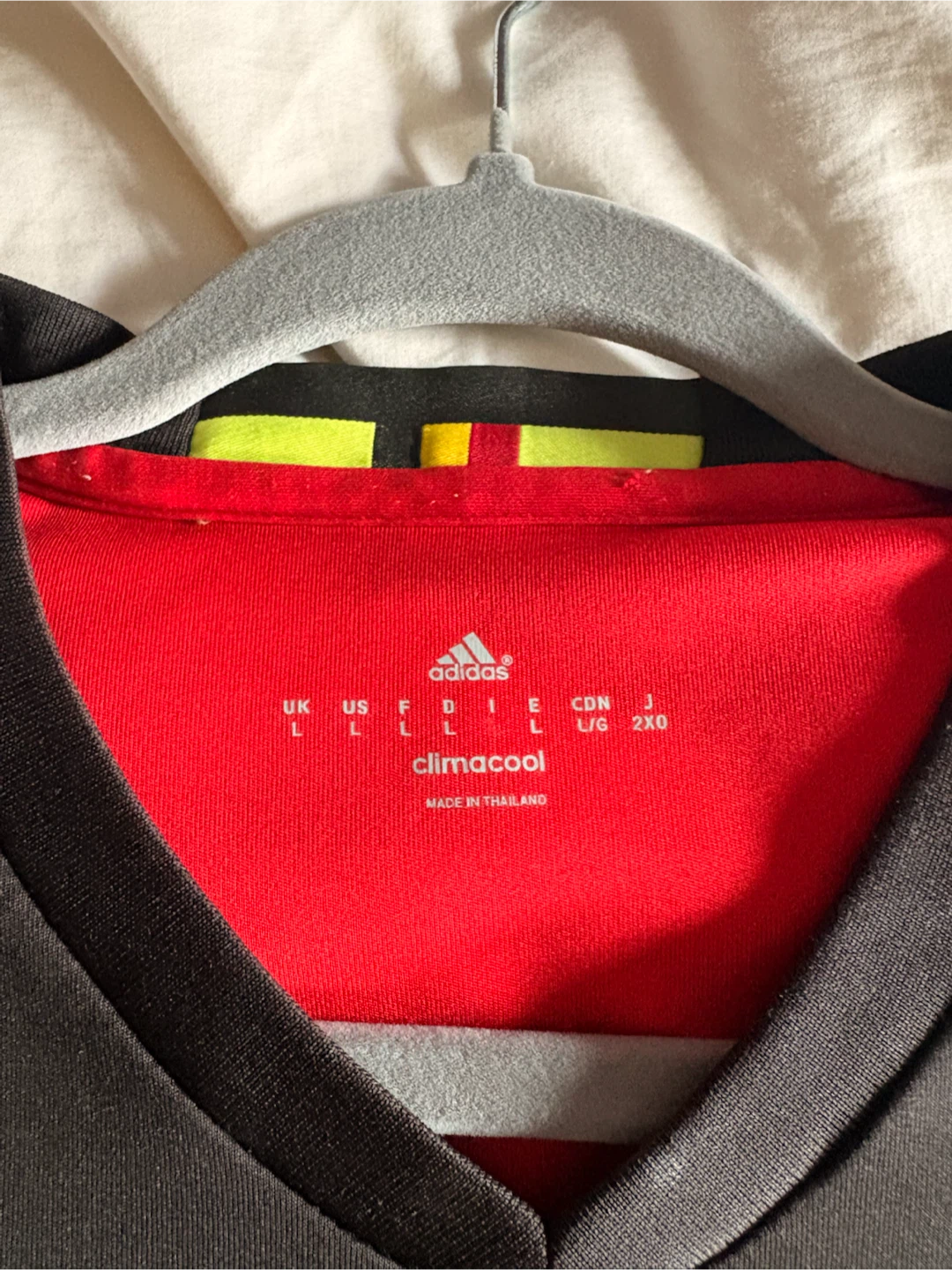 Adidas Belgium Soccer Jersey E. Hazard #10 Climacool Size L - photo 3