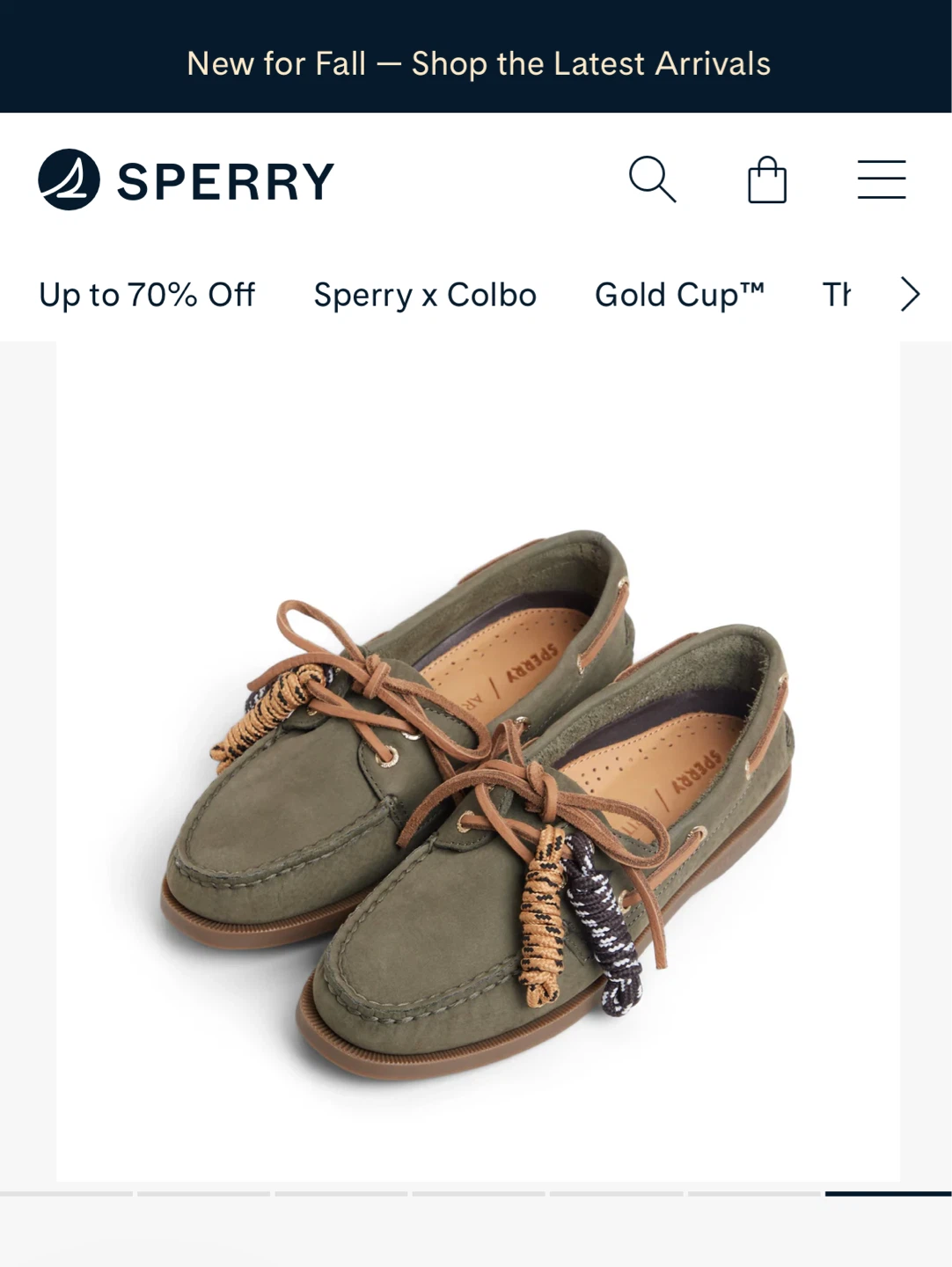 Brand New ! Sperry x Aritzia Authentic 2-Eye Boat Shoes