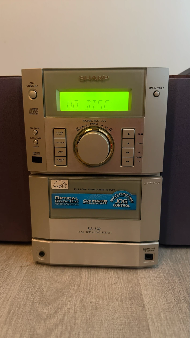 Sharp XL-570 Stereo System - photo 2