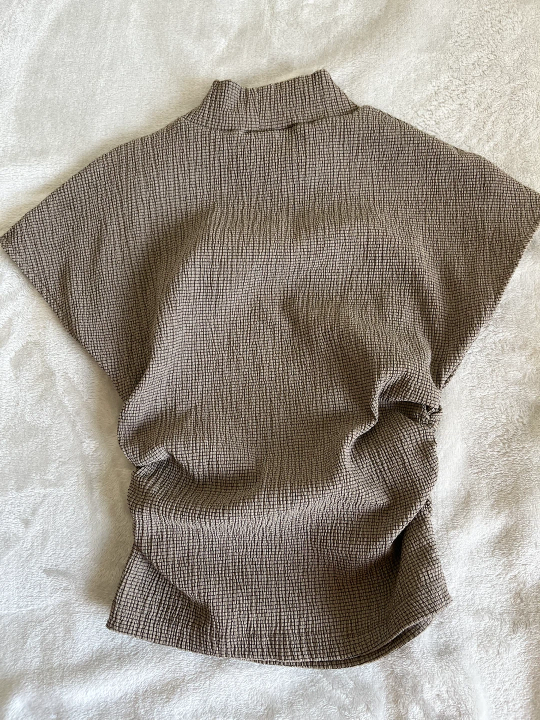 ZARA Women's Mock Neck Textured Top - photo 2