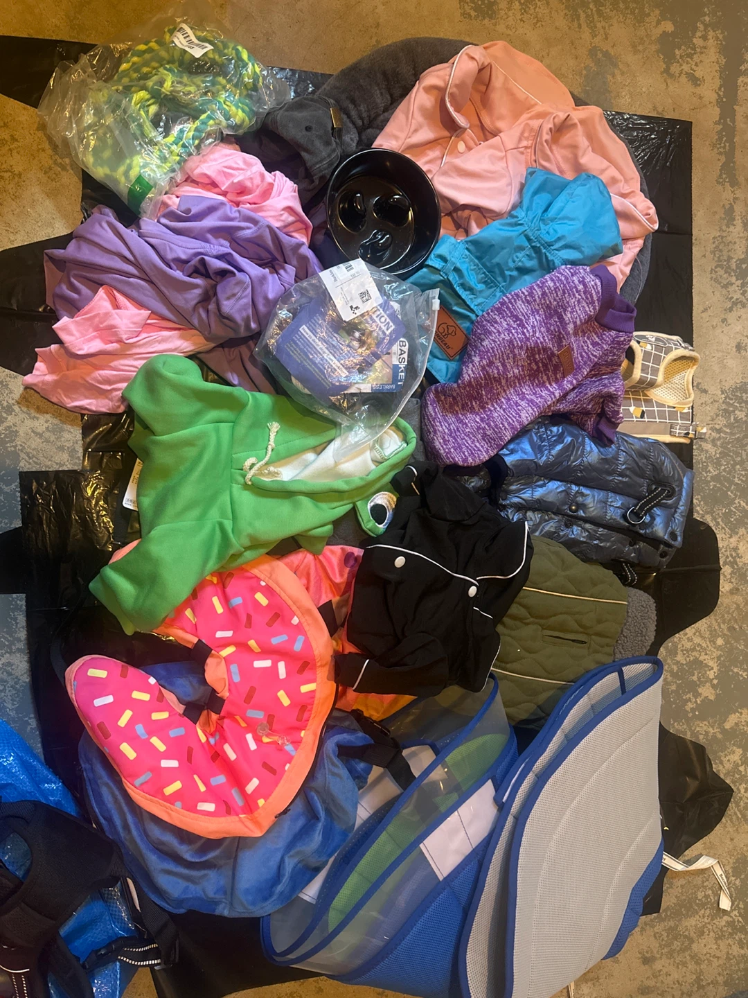 New Assorted Pet Clothing and Accessories Bundle