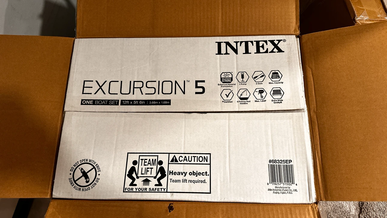Intex Excursion 5 Boat Set - photo 3