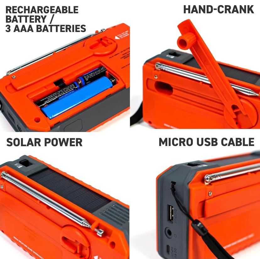 New Solar Power Bank, Radio, Emergency Light Crusader One - photo 3