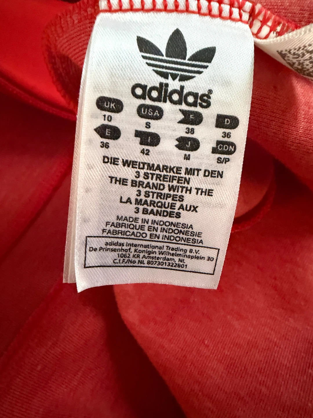 Adidas Red Track Ling Jacket - photo 4