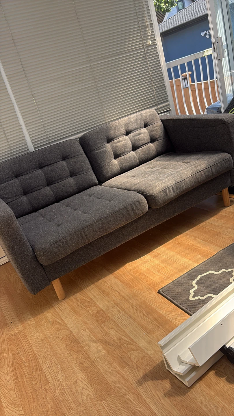 $50 Dark grey couch | ikea