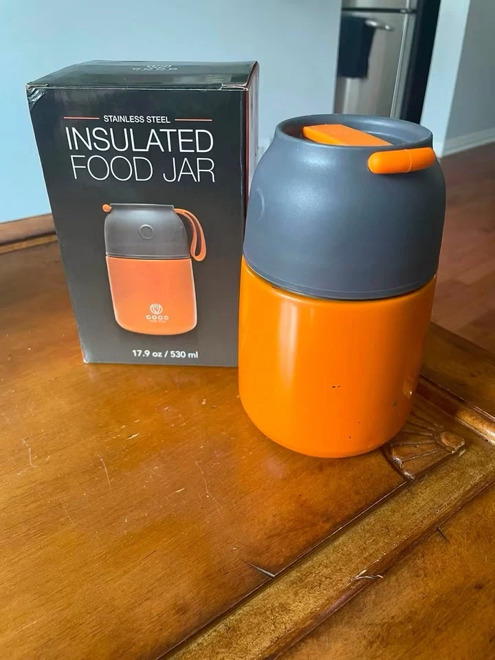 Good Cook Insulated Food Jar - Orange - 530 ml