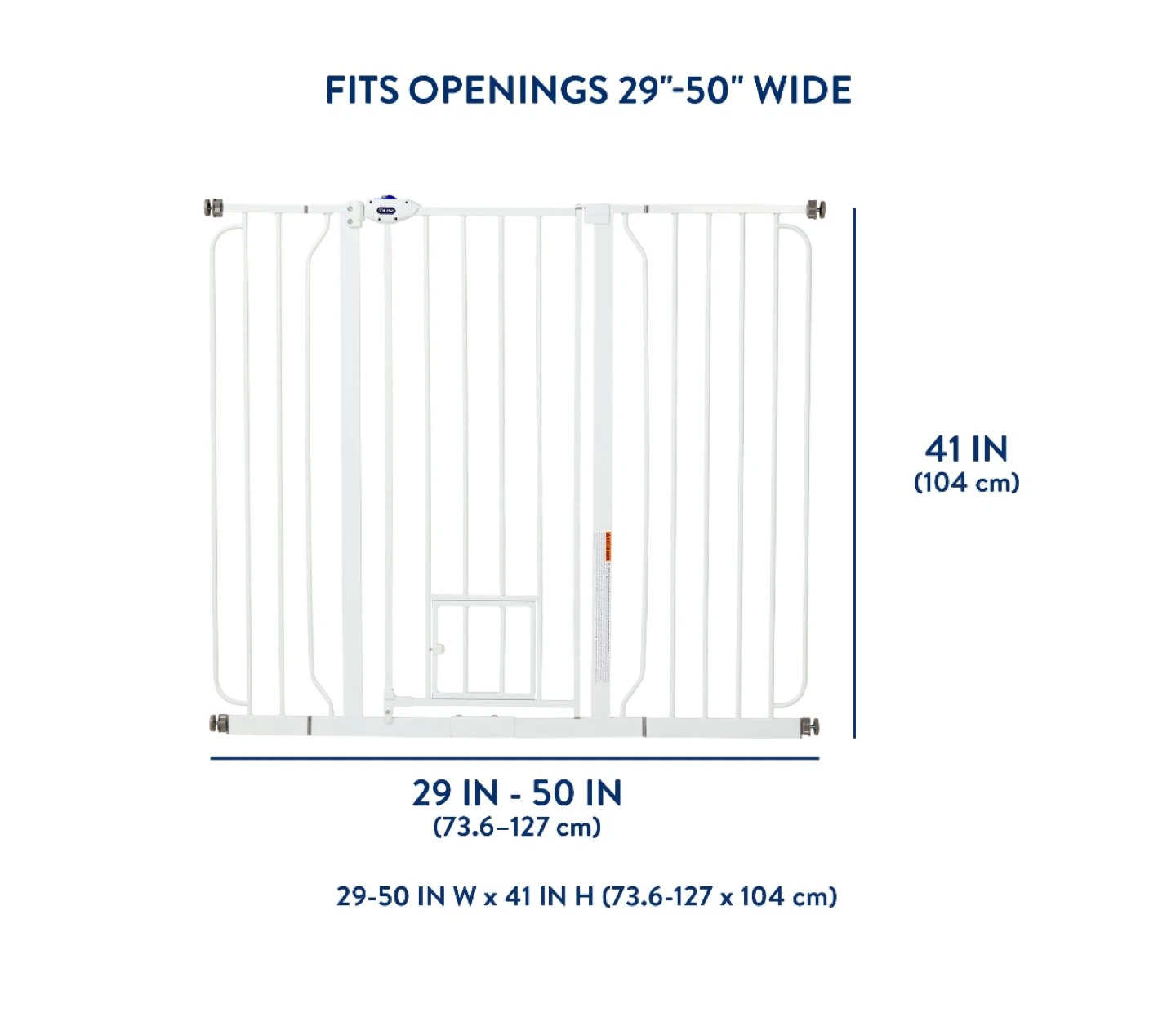 Top Paw Extra-Tall Walk-Through Dog Gate - photo 3