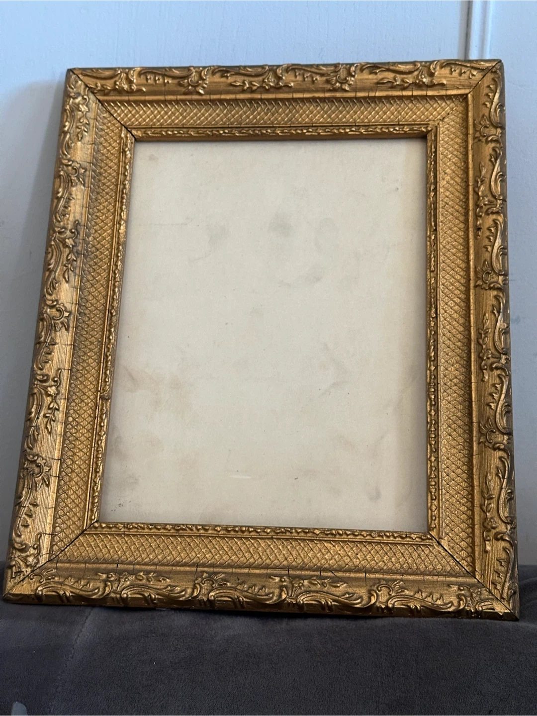 Vintage Baroque Gold Gilt Photo Frame 9.75x11.75 - photo 2