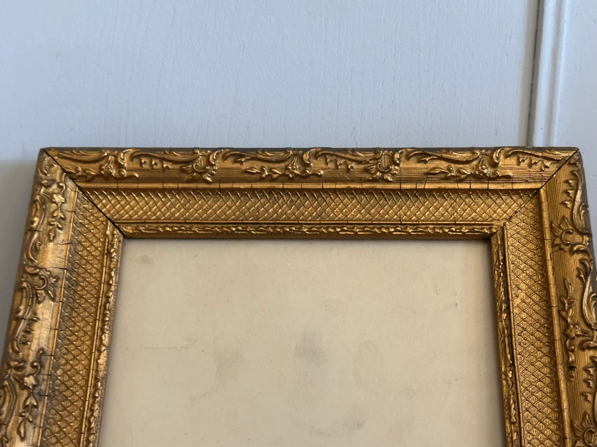 Vintage Baroque Gold Gilt Photo Frame 9.75x11.75 - photo 3