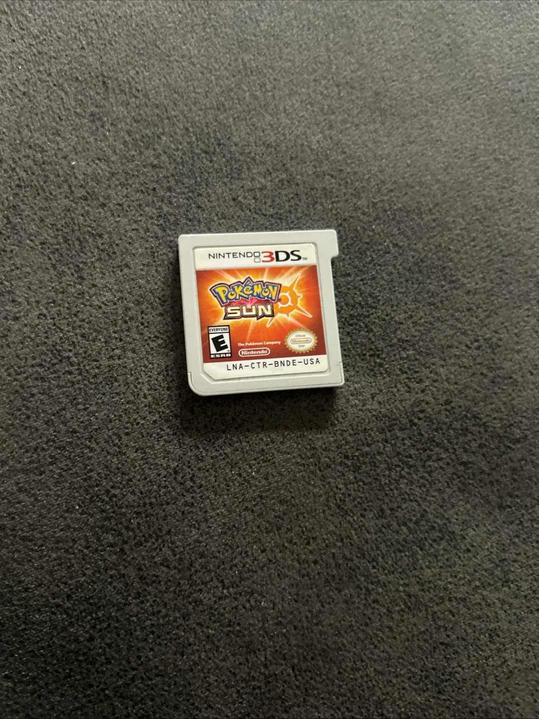 Nintendo 3DS Pokemon Sun Game Cartridge