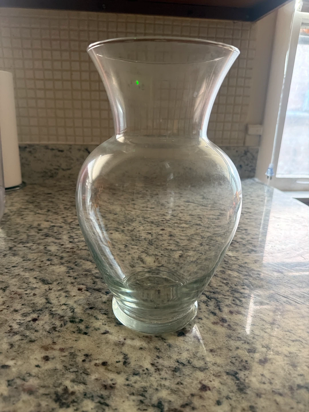 Clear Glass Vase