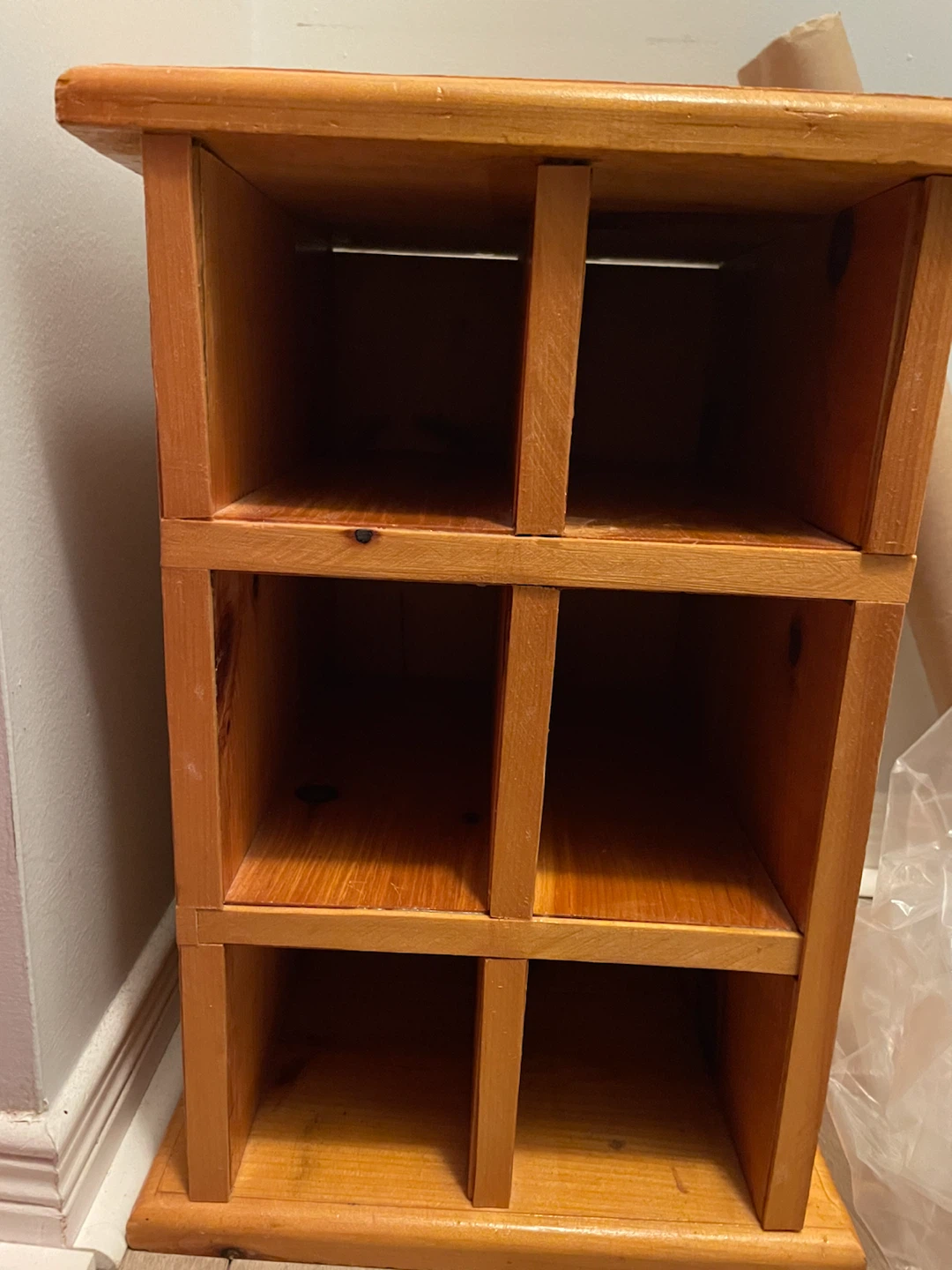 Wooden Organizer Shelf