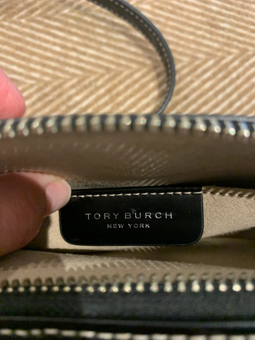 Tory Burch Mini Miller Woven Linen Crossbody Bag - photo 2