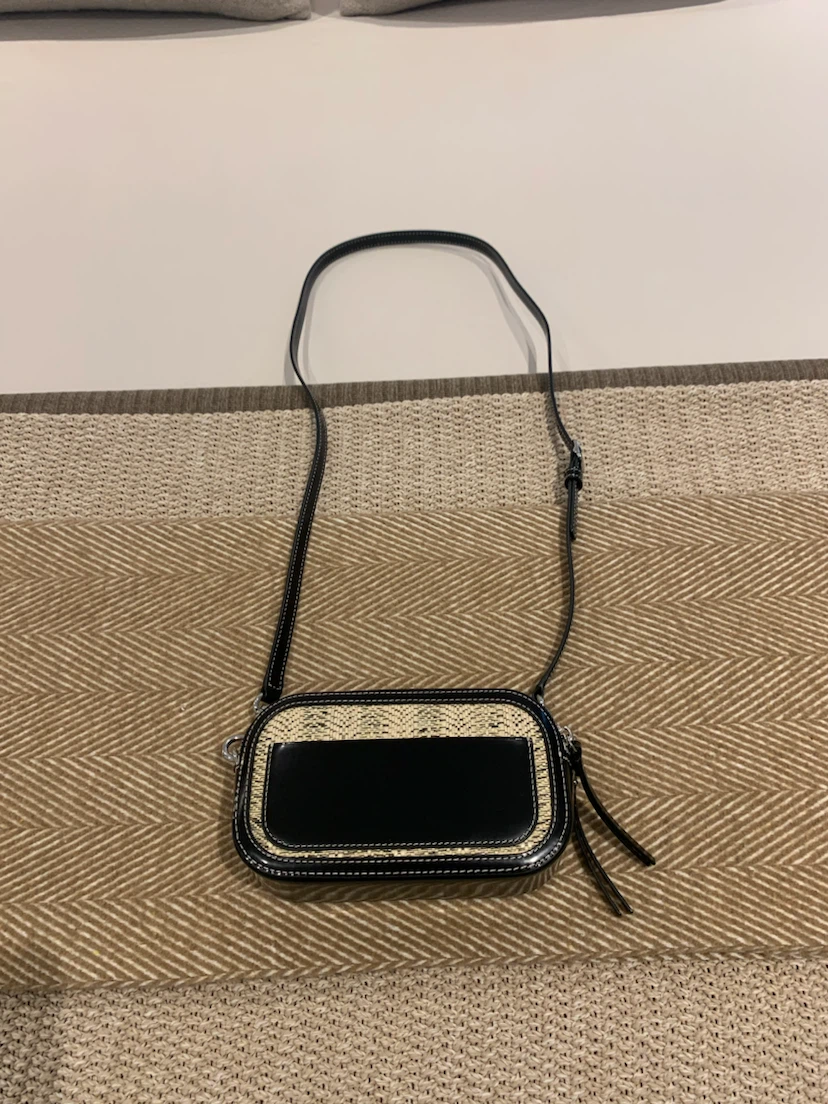 Tory Burch Mini Miller Woven Linen Crossbody Bag - photo 5