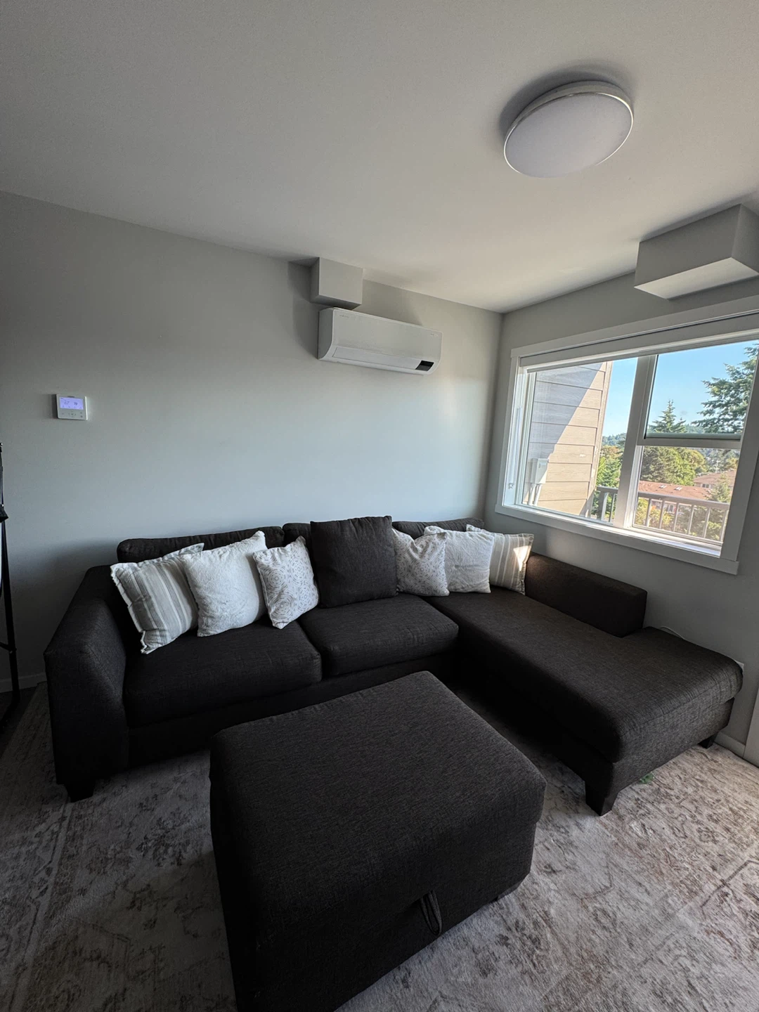 Sectional Couch with Ottoman - photo 2