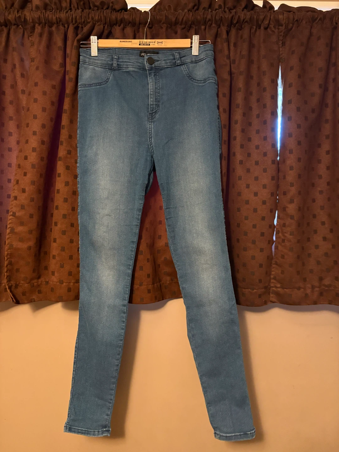 Womens Contour V2 High Waisted FitJeans Azure Blue-Large