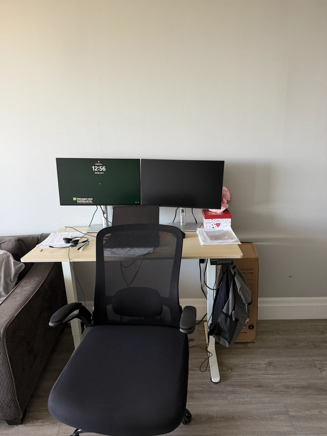Standing Desk with Chair