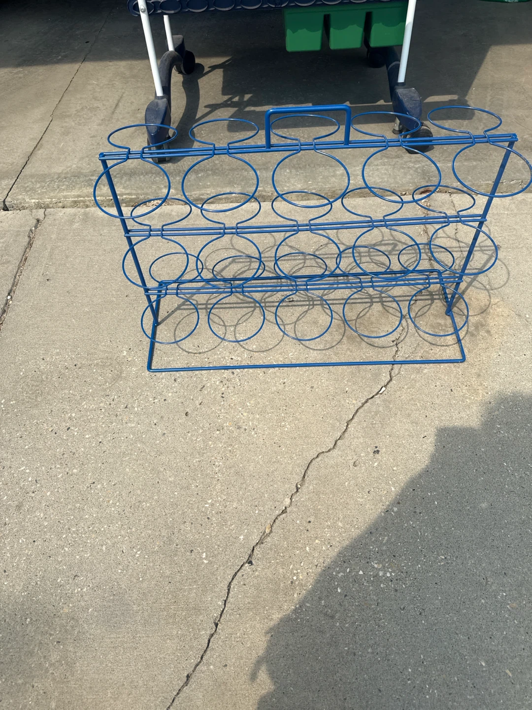 Blue 12-Bottle Wine or Art Rack - photo 2