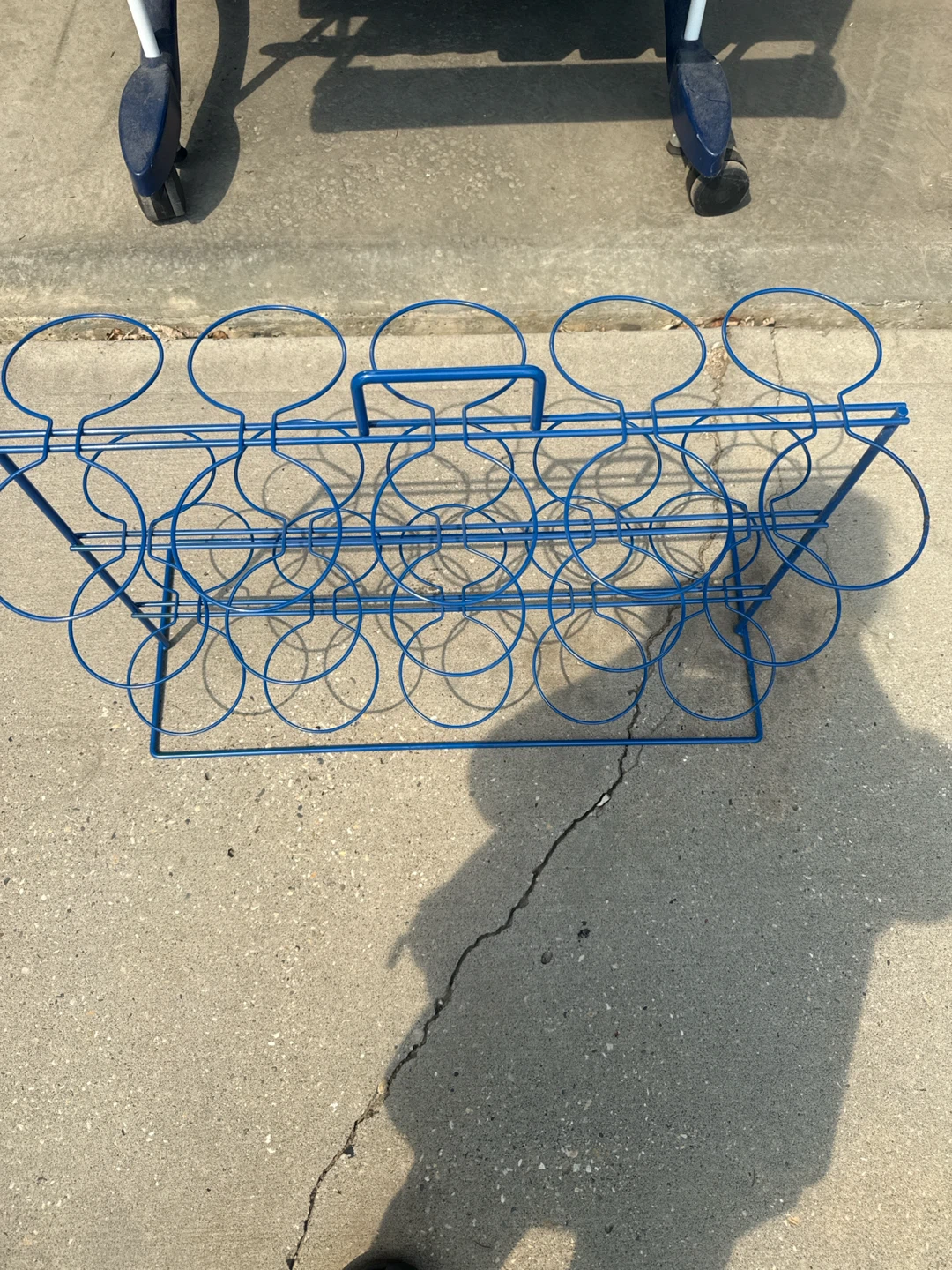 Blue 12-Bottle Wine or Art Rack - photo 3