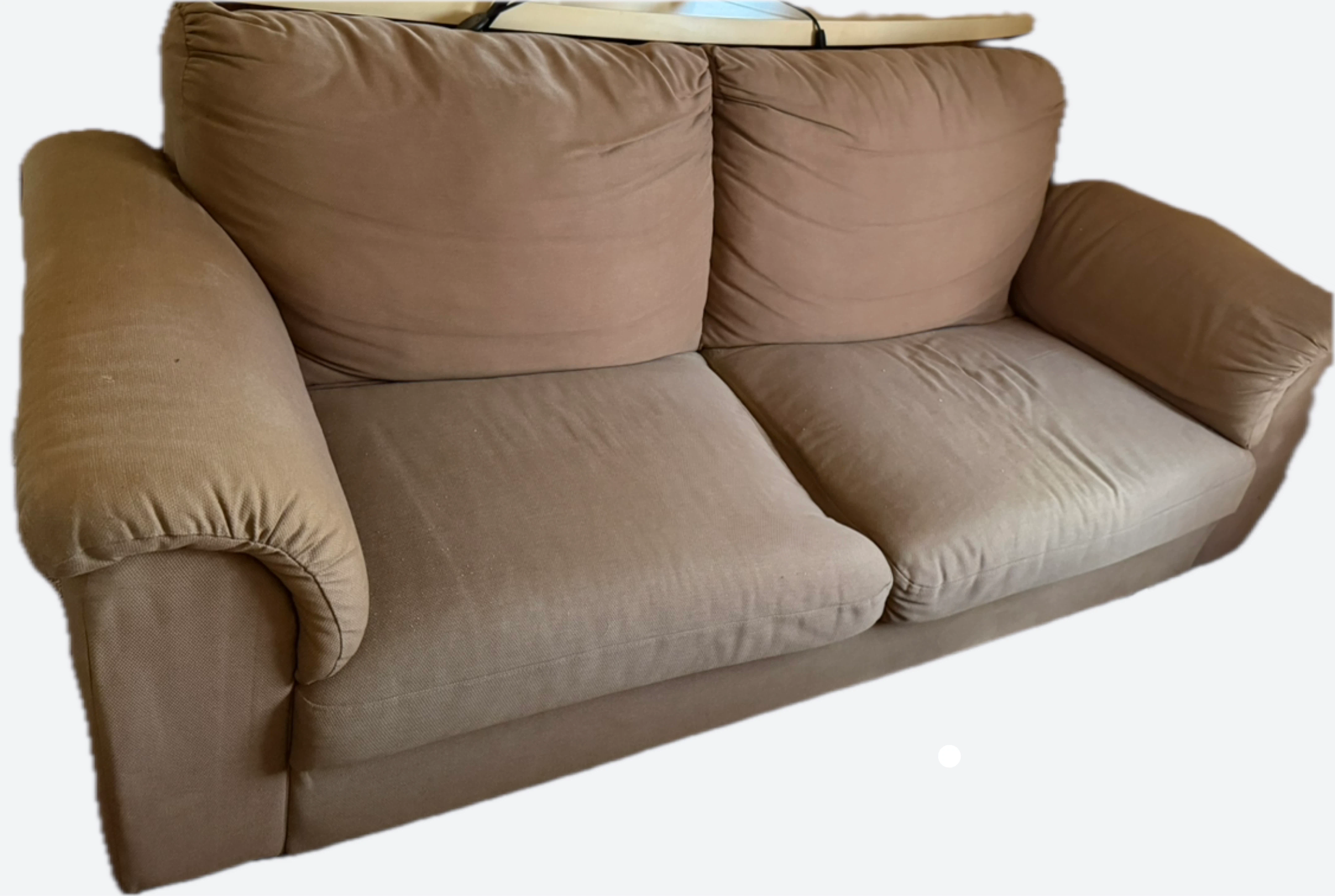 Brown Loveseat & sofa  $30 - photo 4