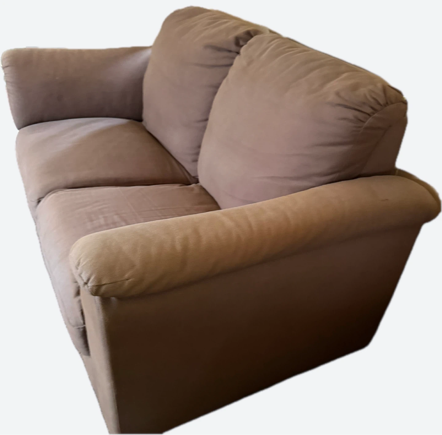 Brown Loveseat & sofa  $30 - photo 2