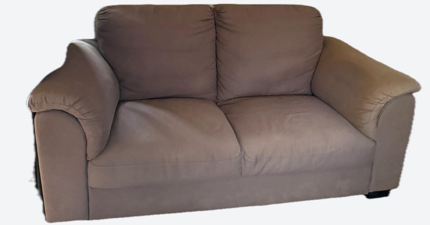 Brown Loveseat & sofa  $30