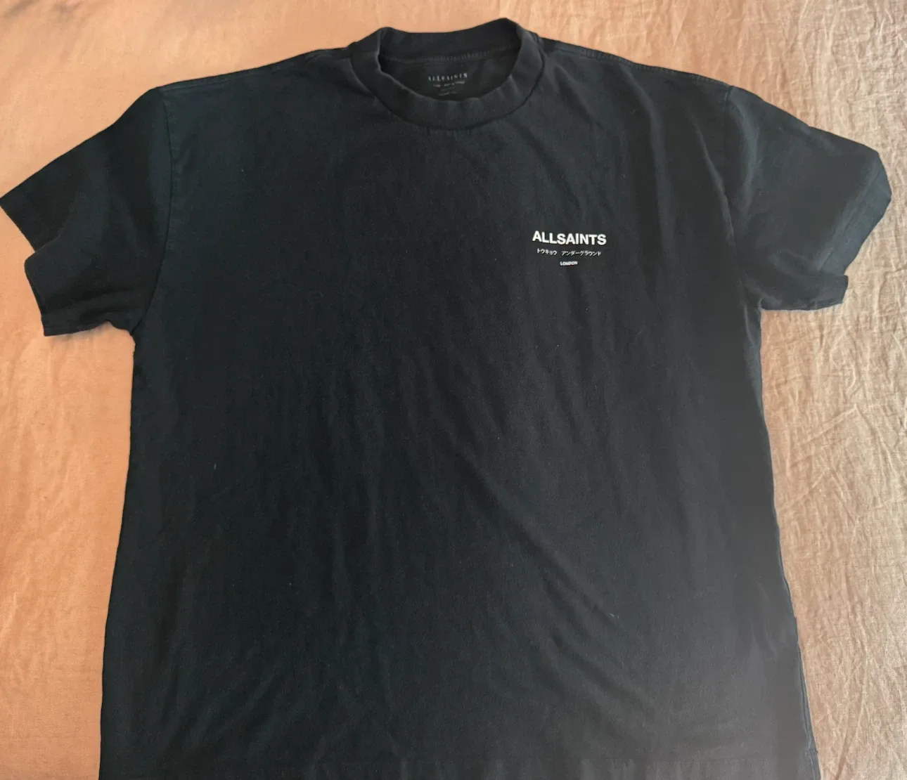 AllSaints Black Graphic T-Shirt oversized fit - photo 2