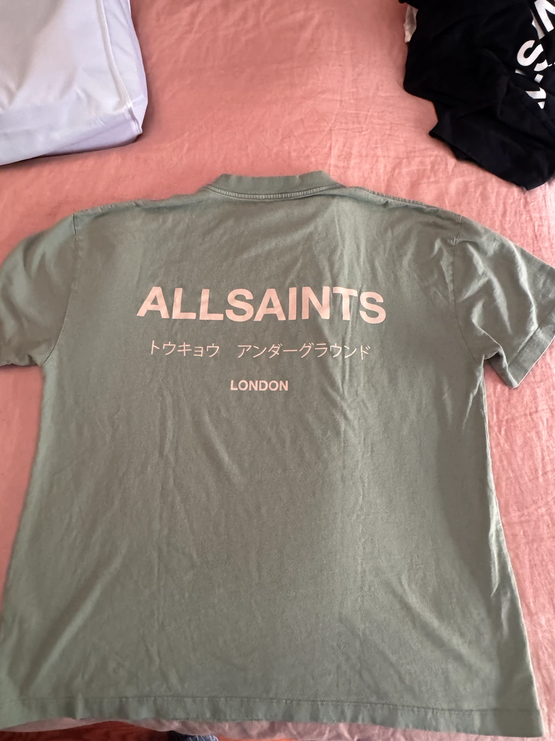 AllSaints T-Shirt Large Green oversized fit
