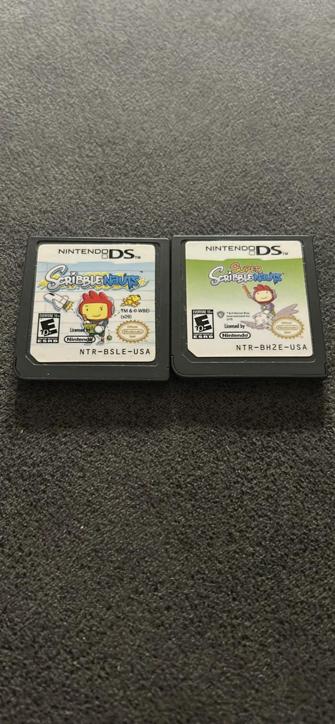 Nintendo DS Games - Scribblenauts & Super Scribblenauts