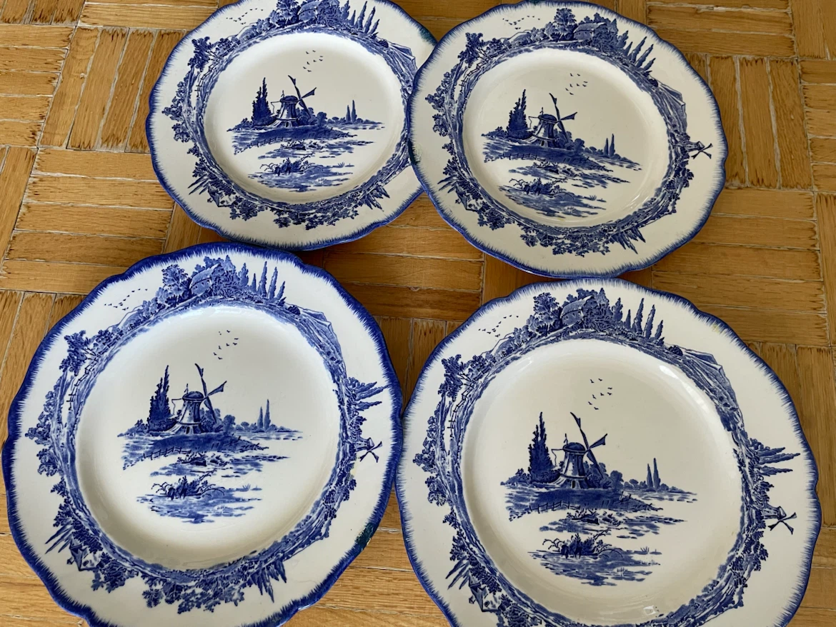 Antique English Art Deco Royal Doulton Norfolk Dishes Set - photo 3