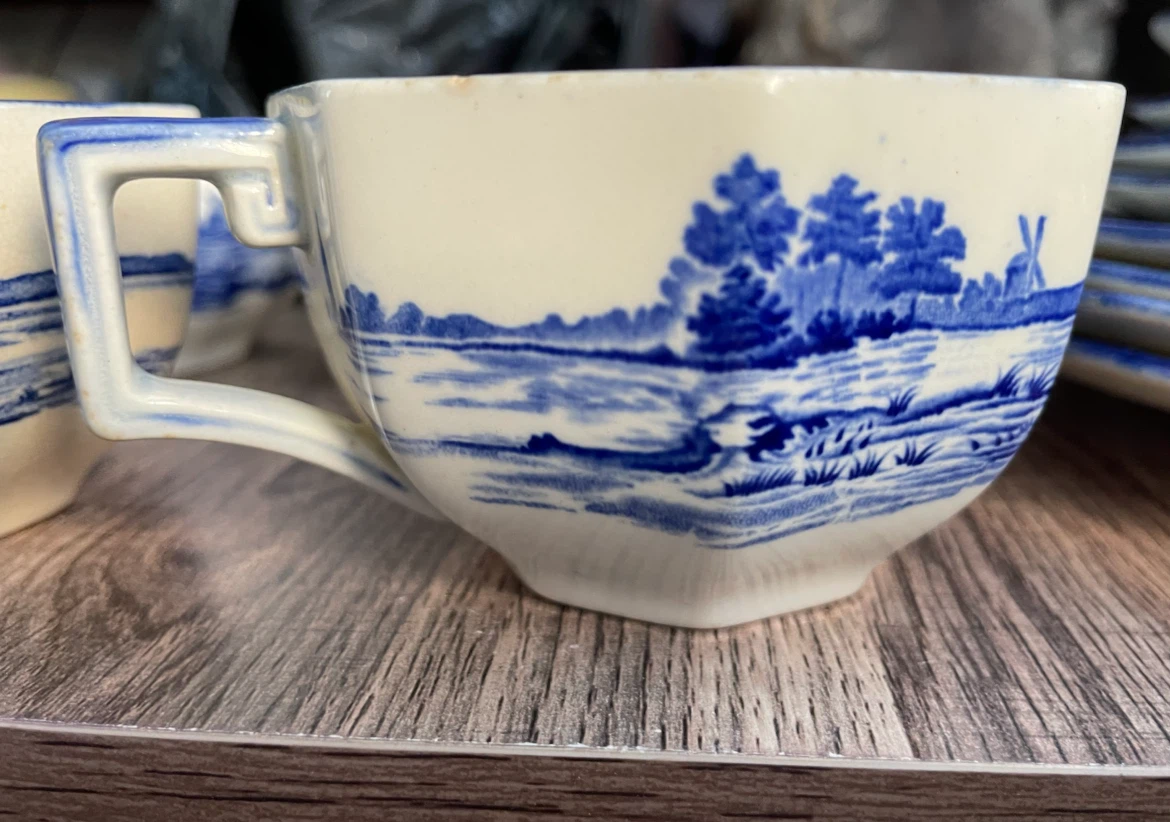 Antique English Art Deco Royal Doulton Norfolk Dishes Set - photo 4