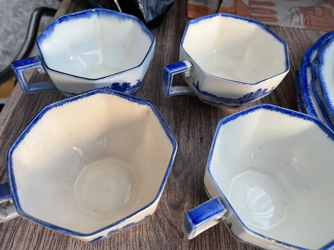 Antique English Art Deco Royal Doulton Norfolk Dishes Set - photo 5