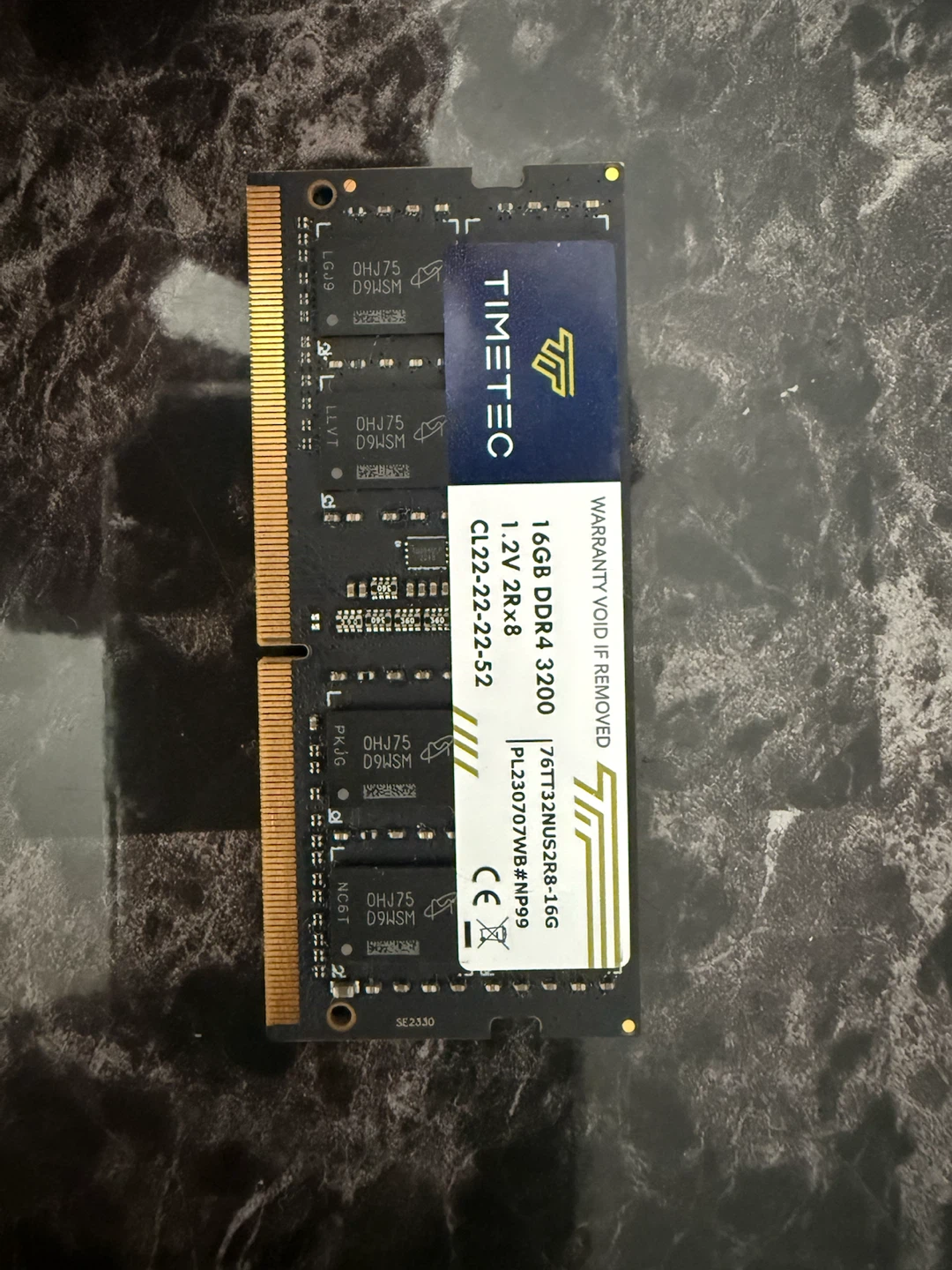 TIMETEC 16GB DDR4 3200MHz RAM Module