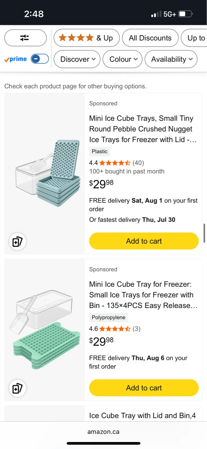 Mini Ice Cube Tray with Lid - photo 2