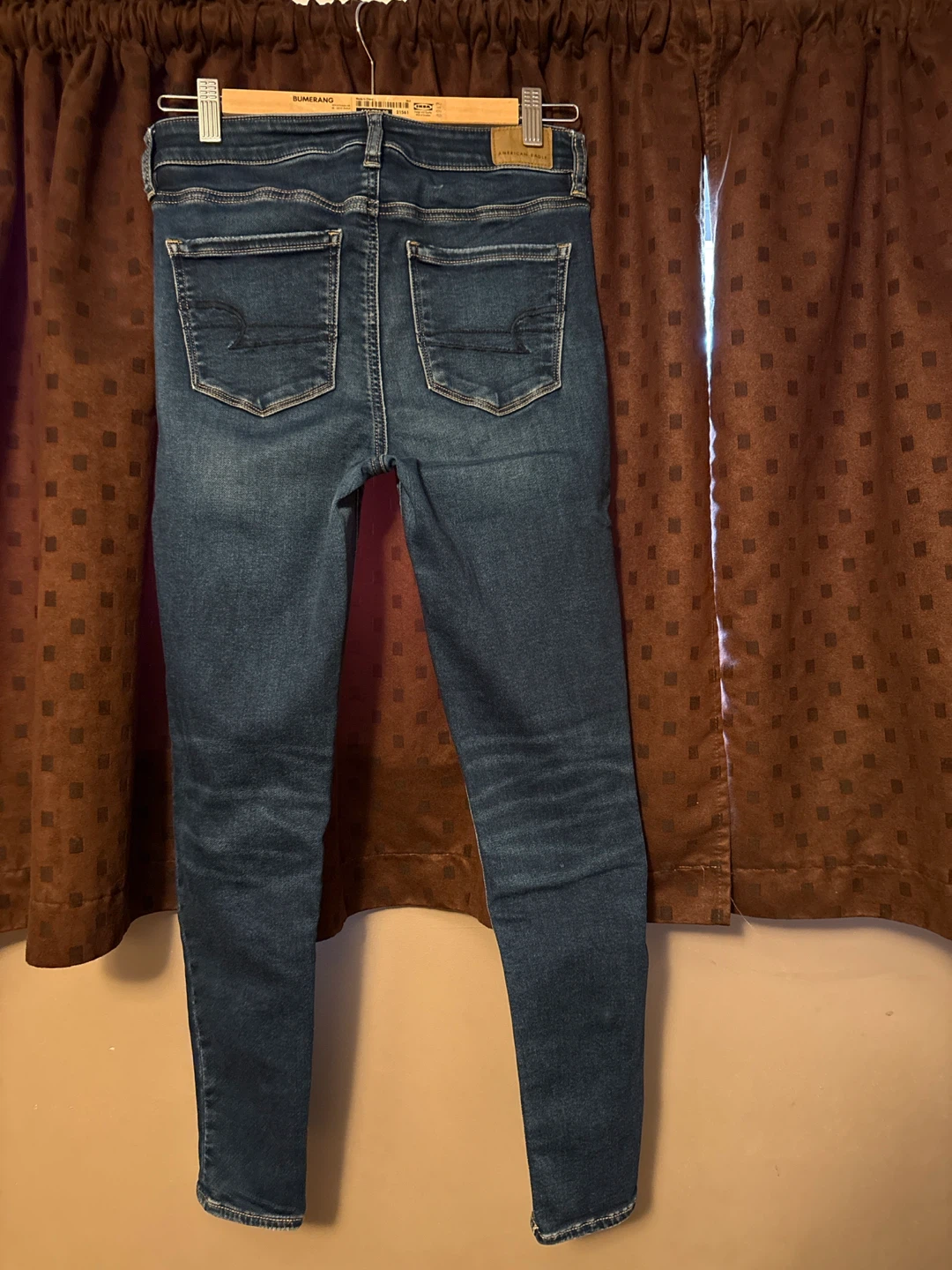 American Eagle Dark Wash Distressed Denim-Size 4 - photo 2