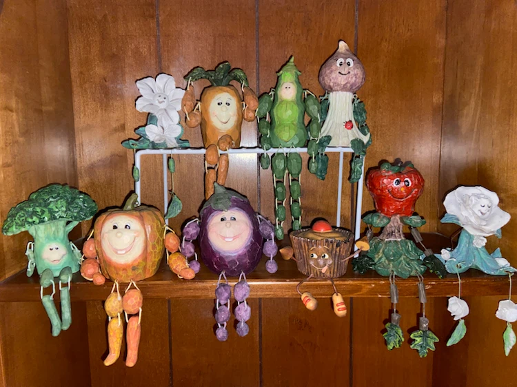 Happy Produce Figurine Set of 10