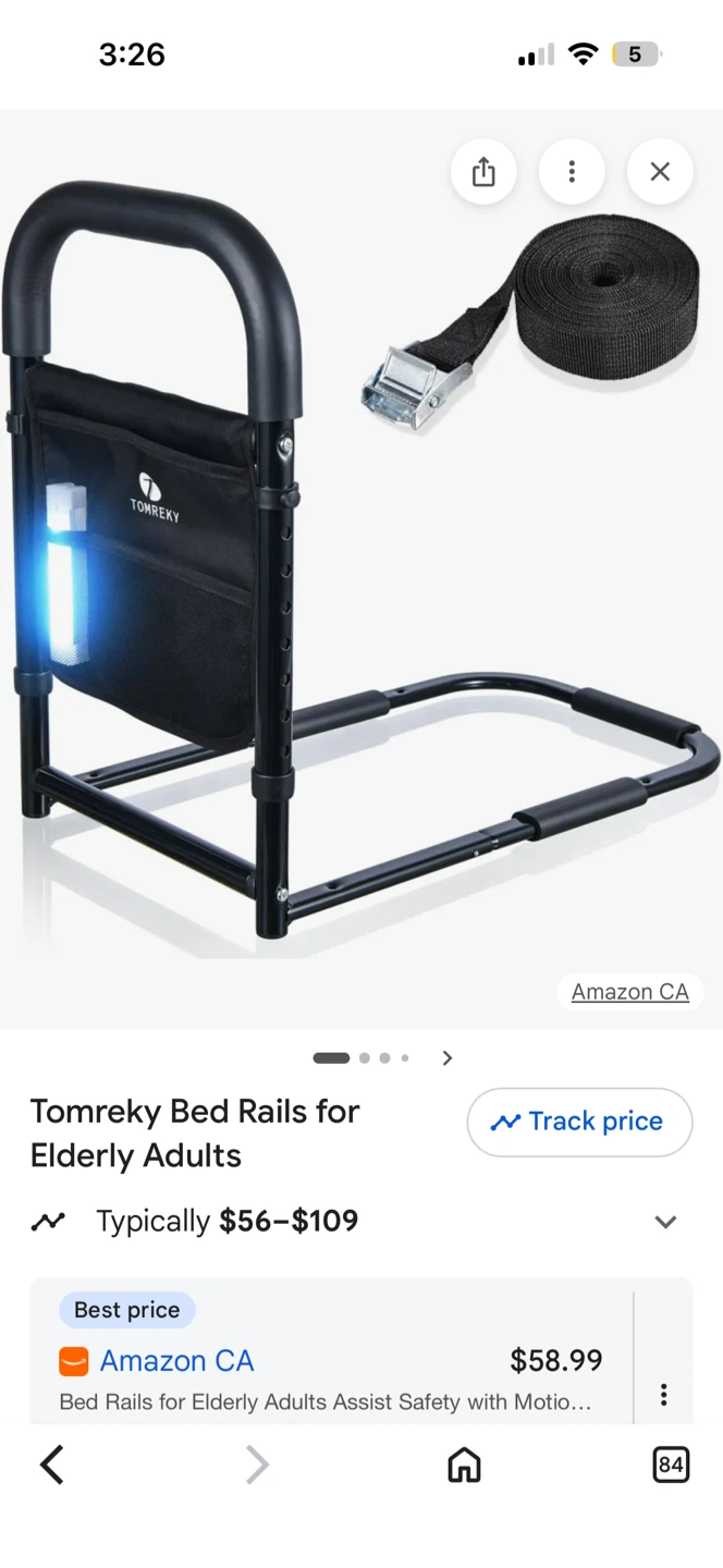Tomreky Bed Rails for Elderly Adults