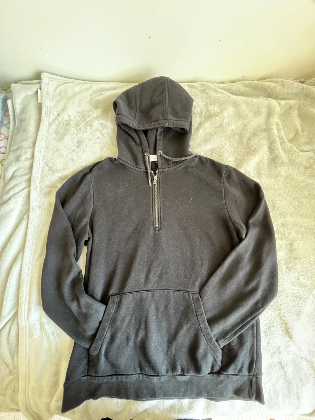 H&M Black Half-Zip Hoodie