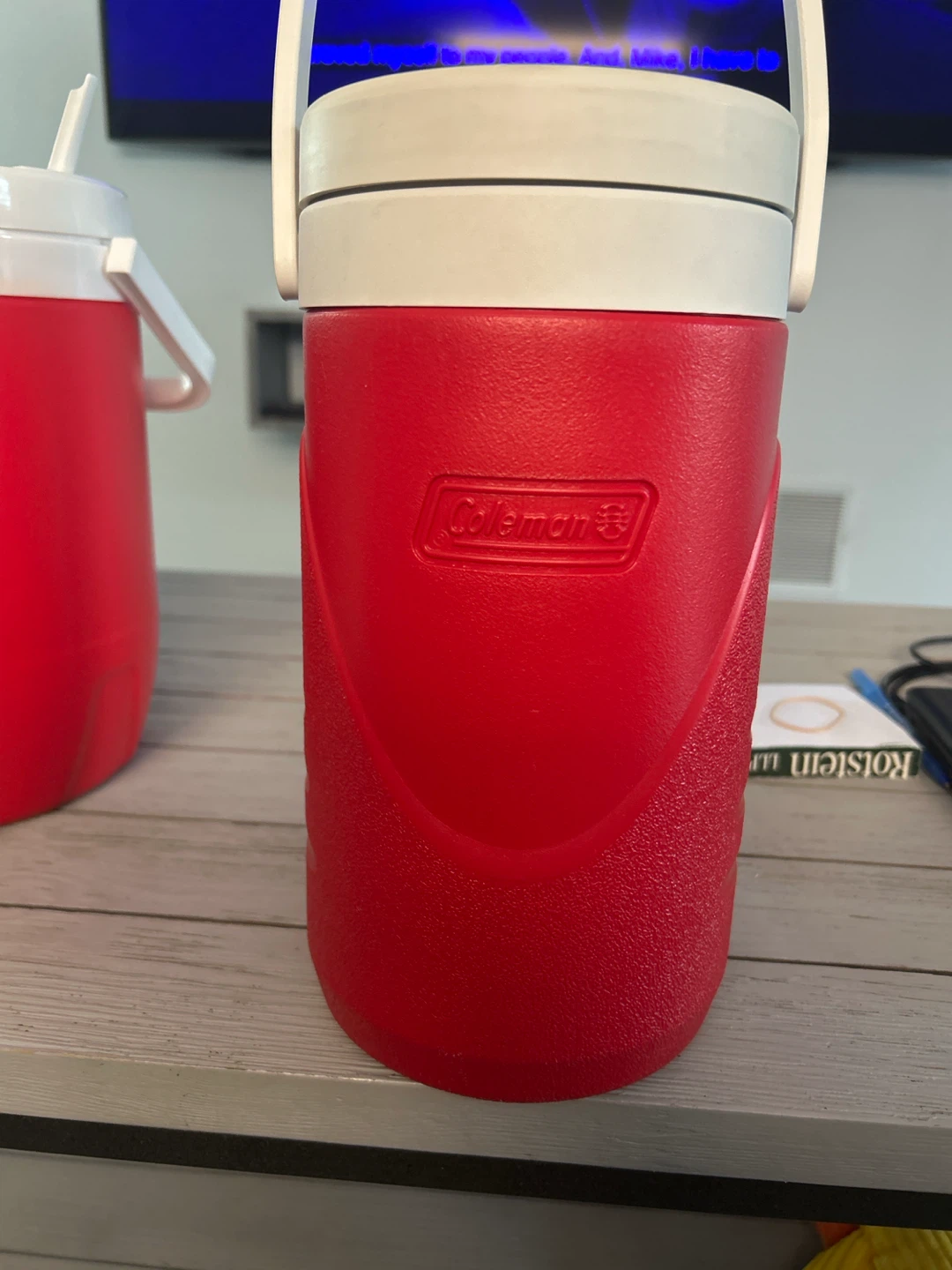 Coleman Red Water Jug