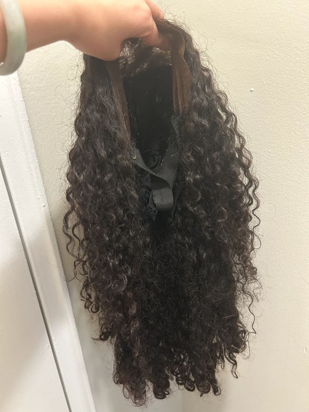 Unused 22" Curly Human Hair Wig (Front Lace） - photo 4