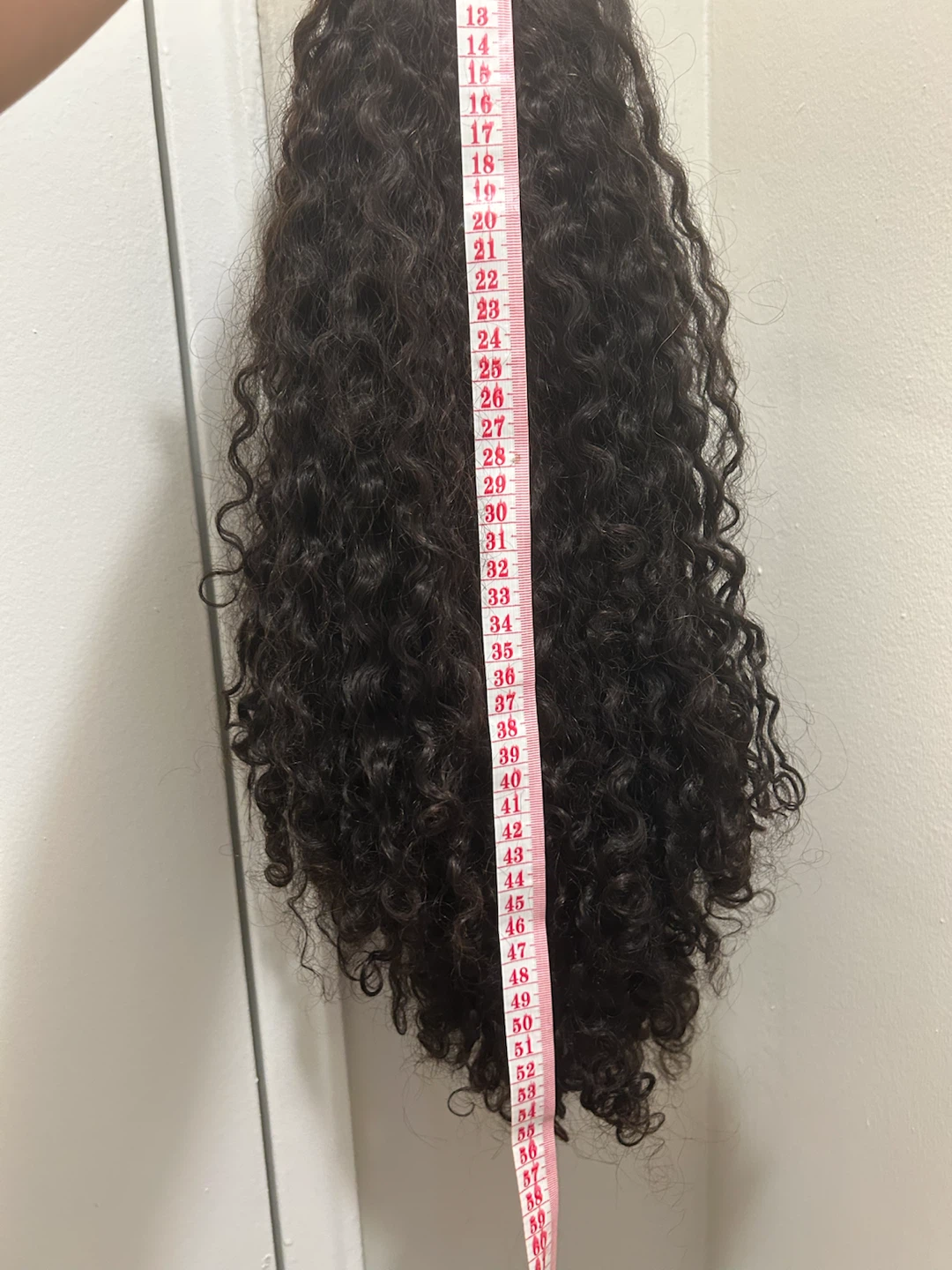 Unused 22" Curly Human Hair Wig (Front Lace） - photo 5