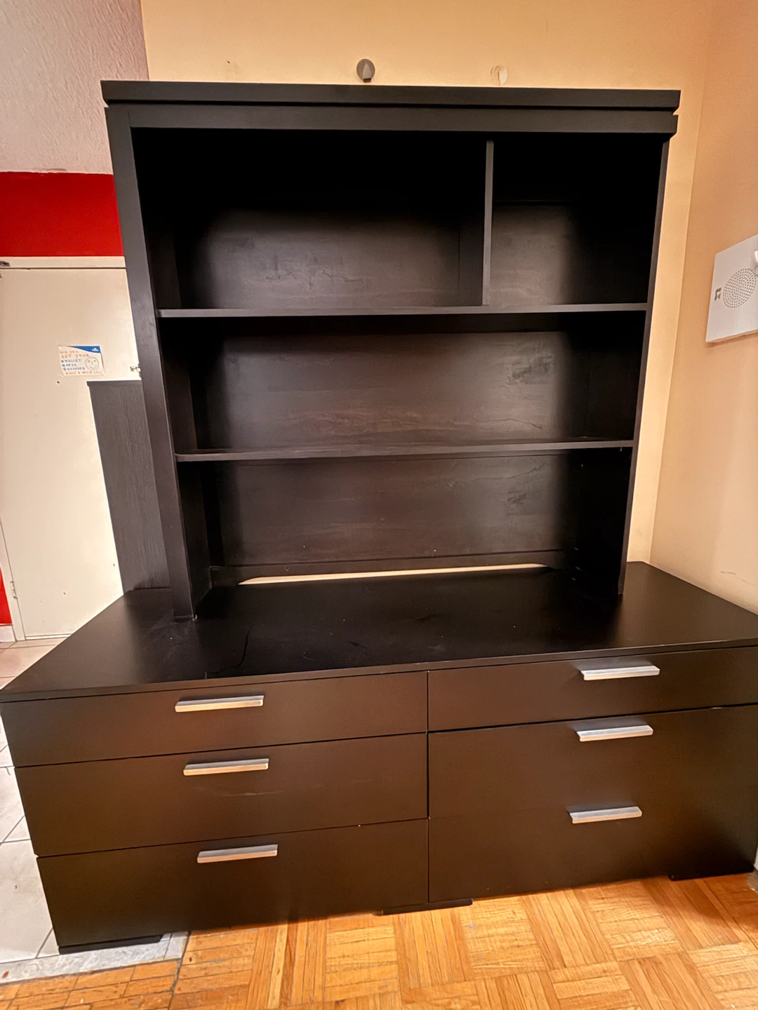 Black Dresser with Hutch - photo 2