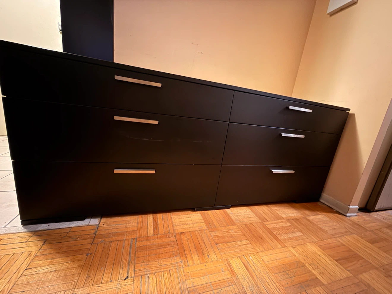 Black Dresser with Hutch - photo 3
