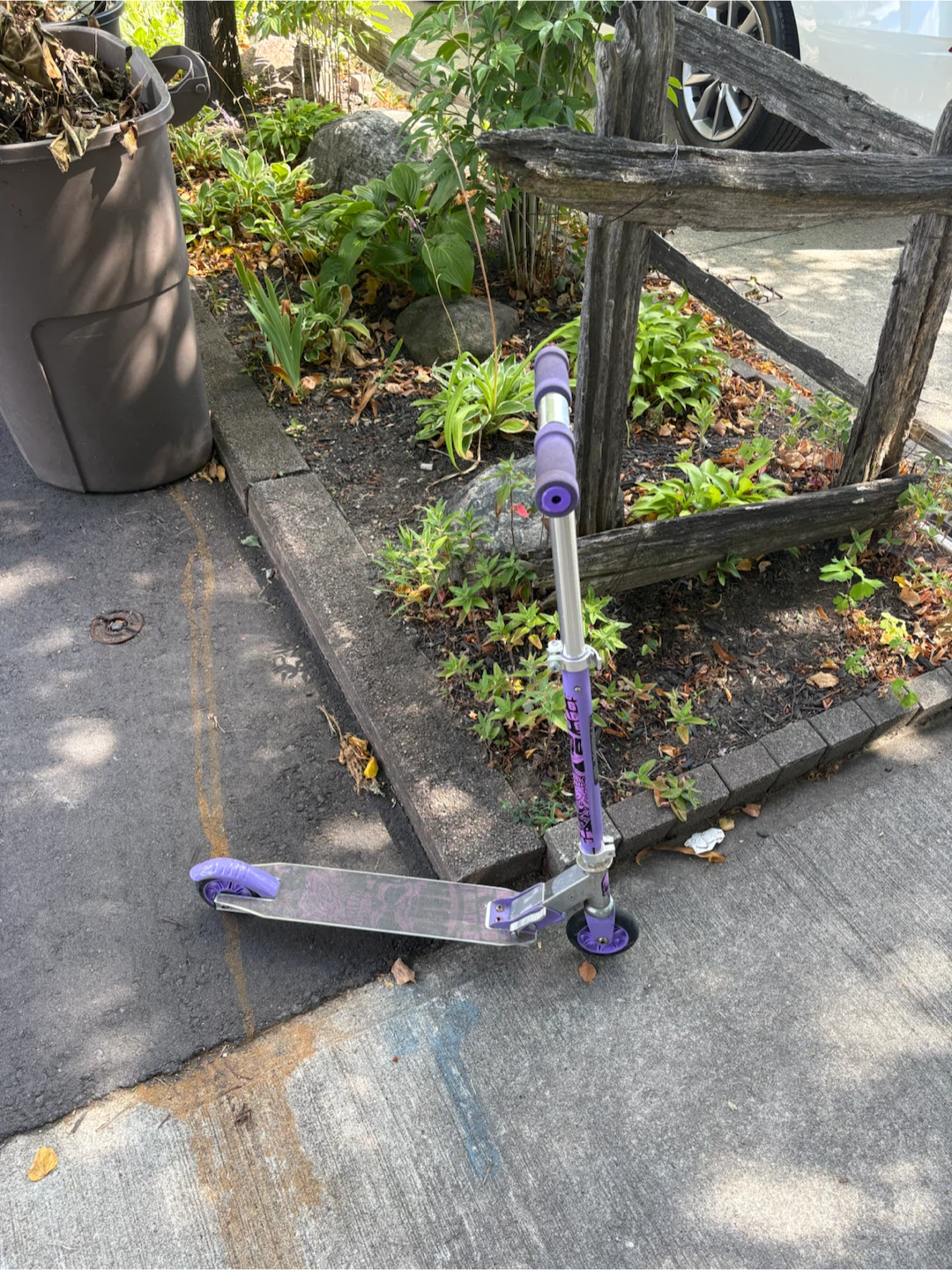 Purple and Silver Kids Scooter - photo 2