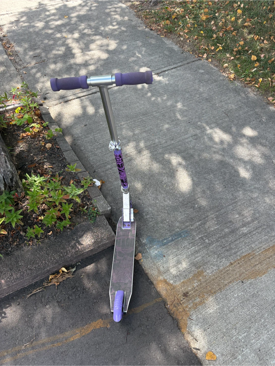 Purple and Silver Kids Scooter - photo 3