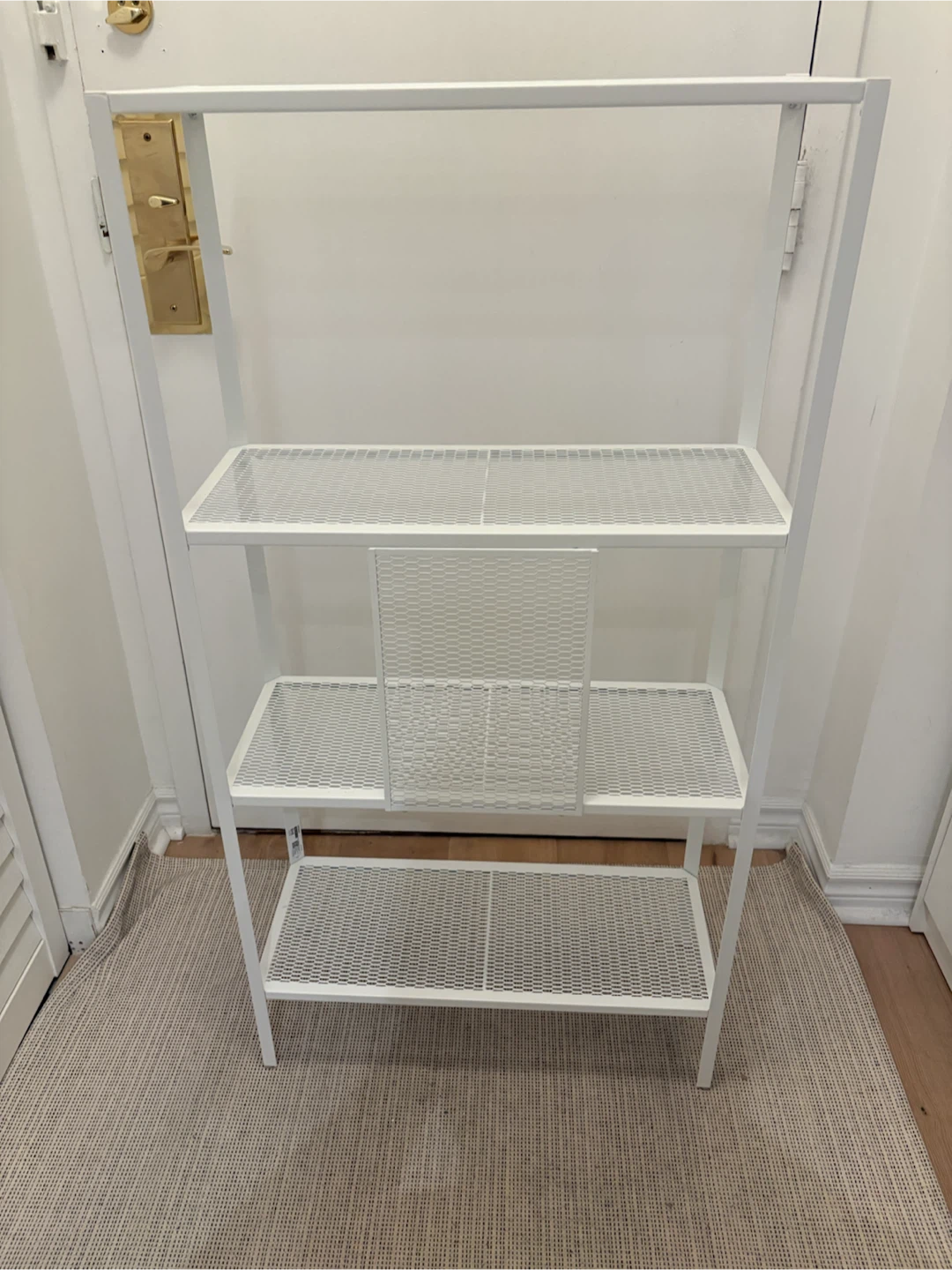 Baggebo Shelf Metal White (barely used)