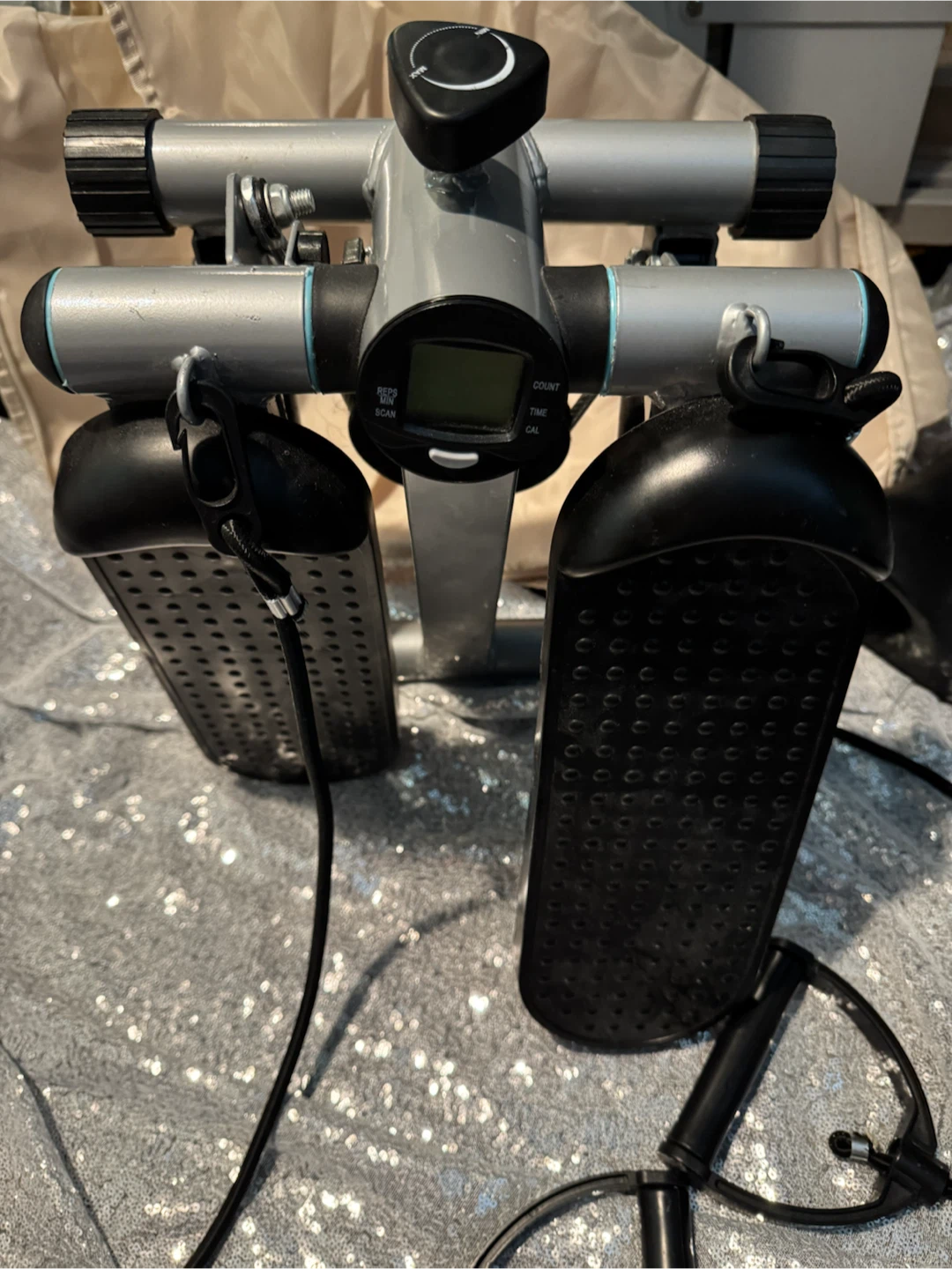 Stair Stepper with Resistance Bands