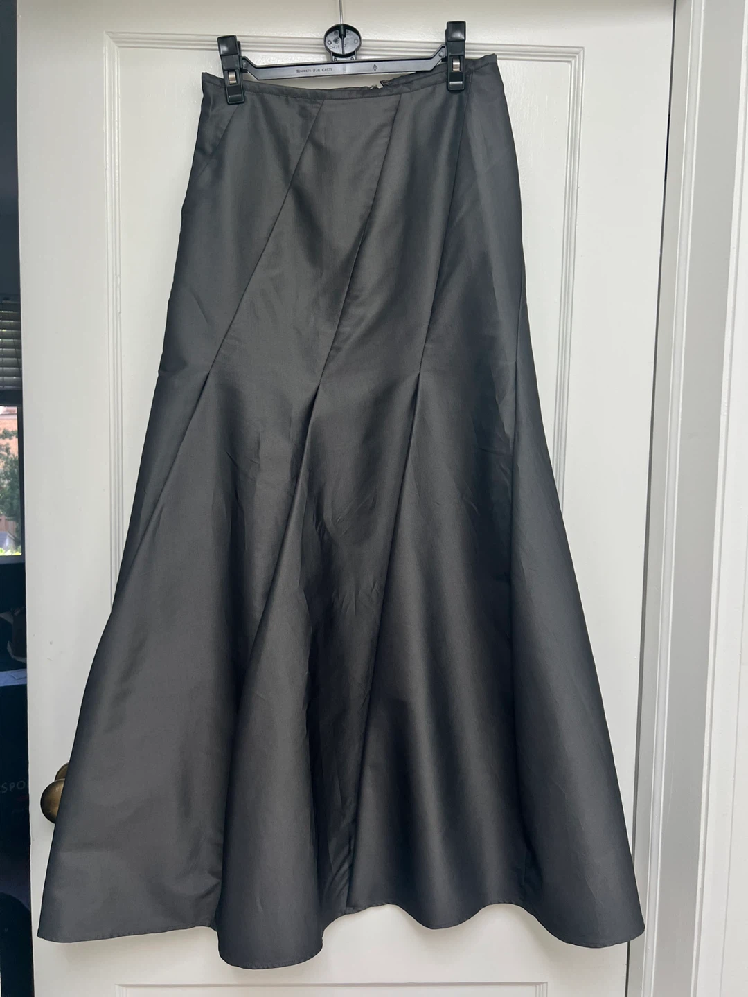 Elegant Hennessy Anthracite Grey Maxi Skirt